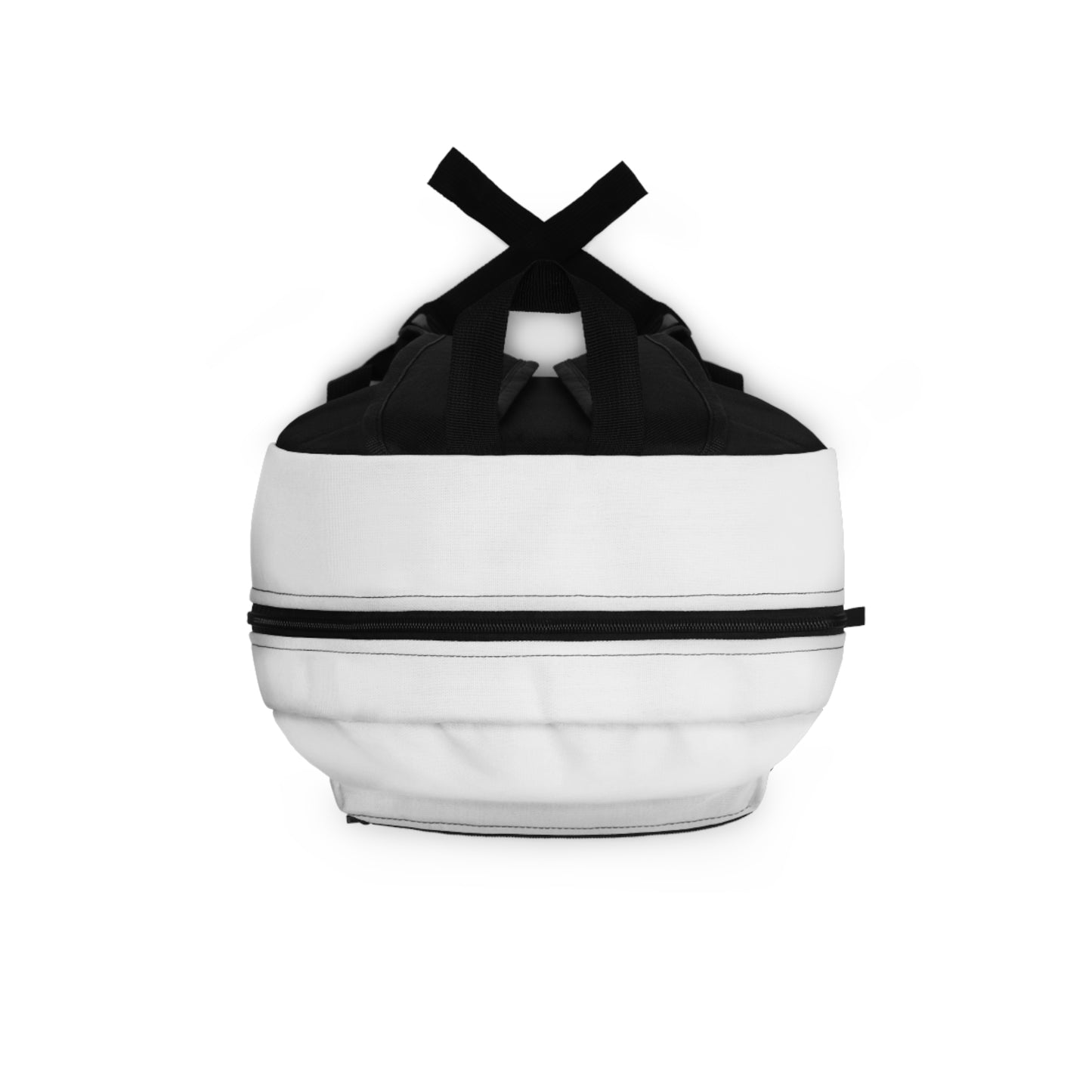 Gremsas Minimalist Logo Backpack — Simple White Everyday School & Travel Pack