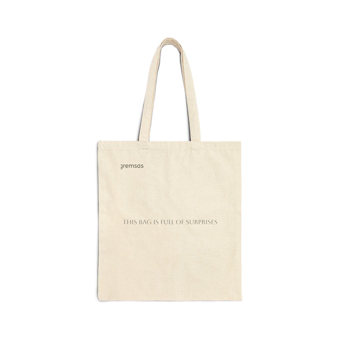 Minimal Canvas Tote Bag — Natural Cotton Everyday Shopper