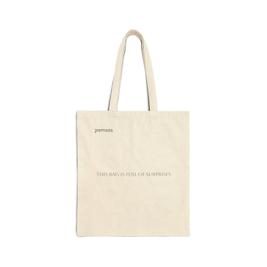 Minimal Canvas Tote Bag — Natural Cotton Everyday Shopper