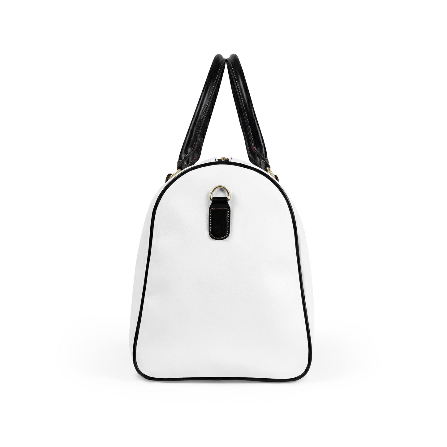 Classic Faux Leather Travel Duffle Bag — Weekender Carryall