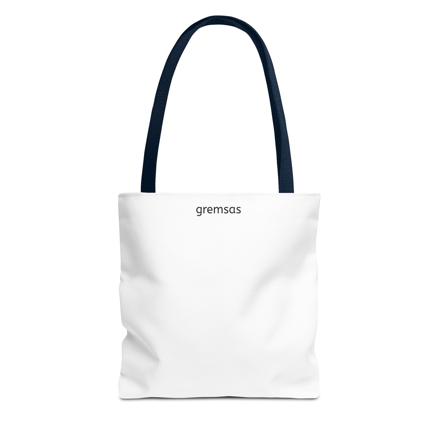 Minimal Logo Tote Bag — Classic All-Over Print Canvas Tote
