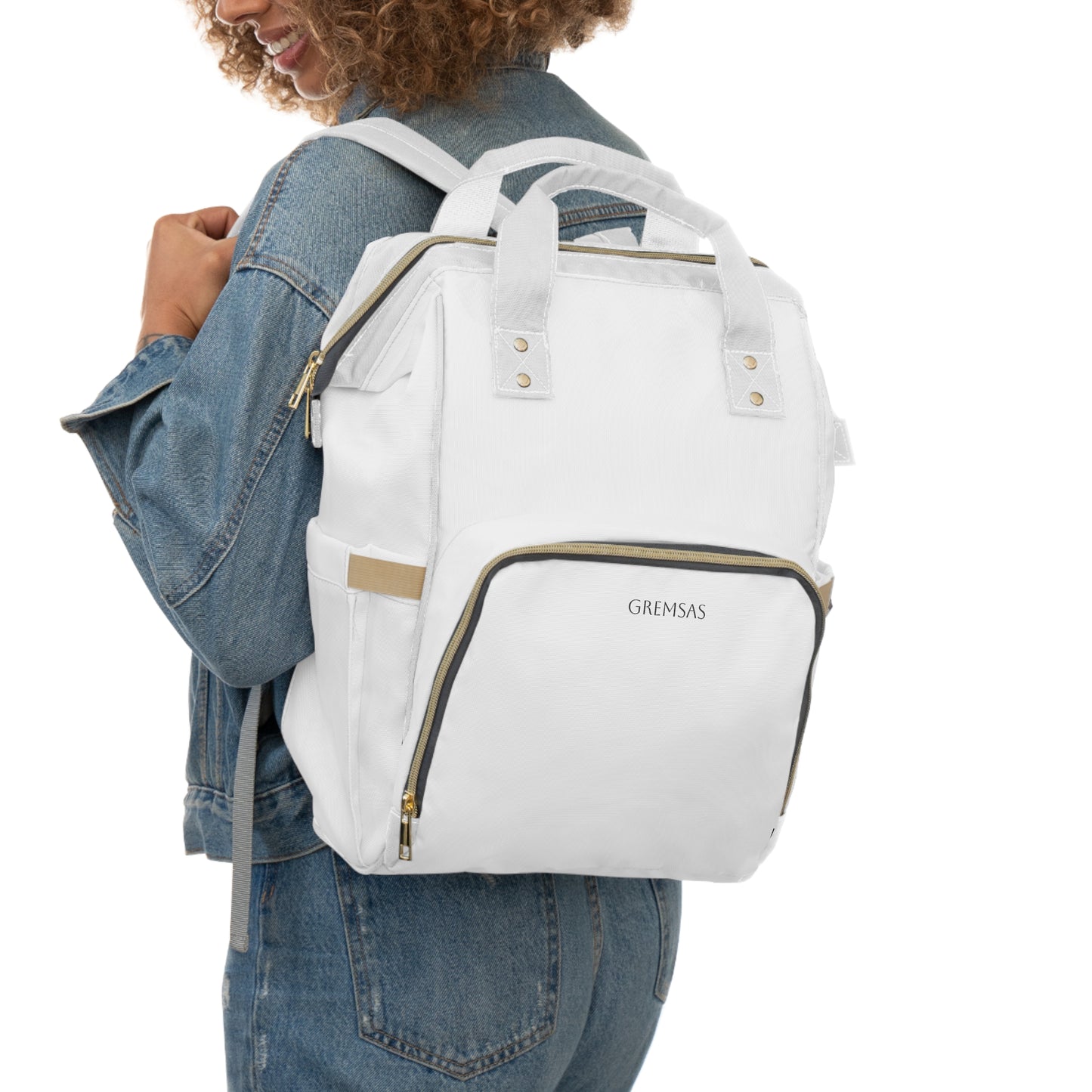 Multifunctional Diaper Backpack — Spacious Waterproof Baby Nappy Bag with Changing Mat & Multiple Pockets