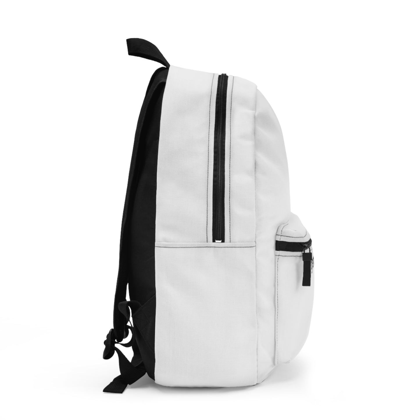 Gremsas Minimalist Logo Backpack — Simple White Everyday School & Travel Pack