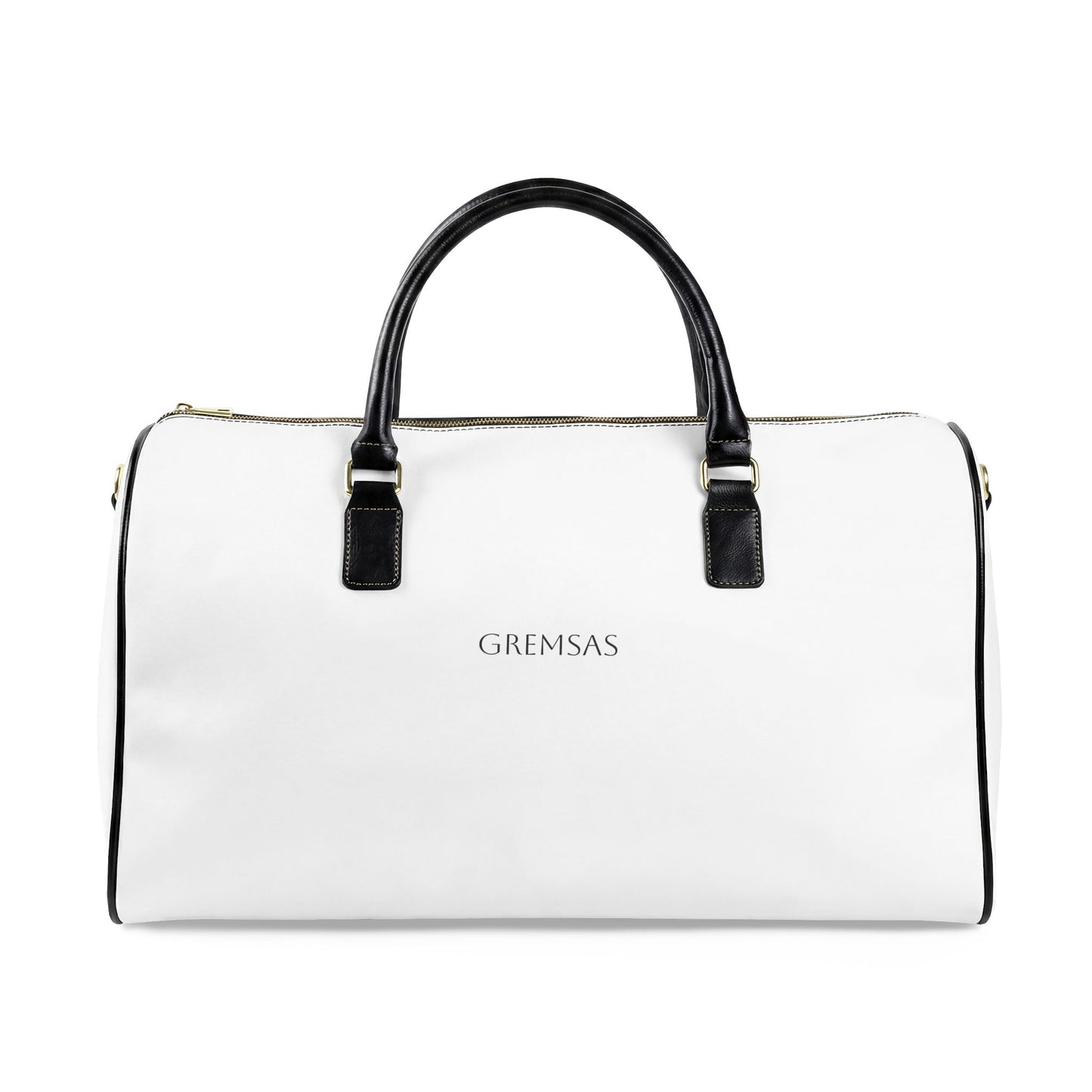 Classic Faux Leather Travel Duffle Bag — Weekender Carryall